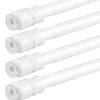 Hot Bestlivings Klemmstangen mit Schraubtechnik Weiß 60 bis 90 cm 4er Pack