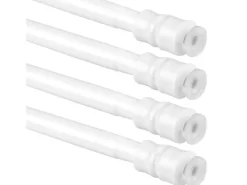 Sale Bestlivings Klemmstangen mit Schraubtechnik Weiß 25 bis 40 cm 4er Pack