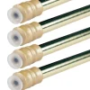Outlet Bestlivings Klemmstangen mit Schraubtechnik Glänzend Gold 60 bis 90 cm 4er Pack