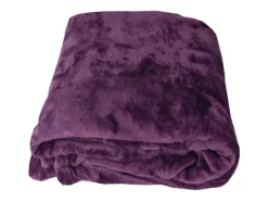 Bestlivings Kuscheldecke Celina 2er Pack Violett 180 x 220 cm