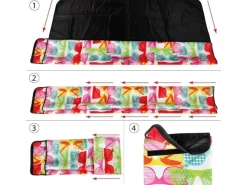 Bestlivings Picknickdecke Fotodruck 80 x 120 cm Sunglasses