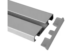 Clearance Bestlivings Seitendeckel für Aluminium Vorhangschiene Silber 1 bis 2 Lauf