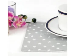 Bestlivings Servietten 33 x 33 cm Sterneküche 3 Lagig 120er Pack