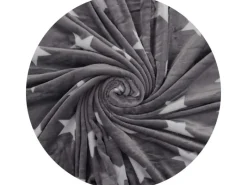 New Bestlivings Spannbettlaken Cashmere Touch - 100 x 200 cm Anthrazit Sterne