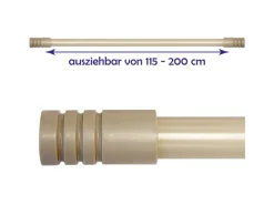 Online Bestlivings Stilgarnitur Modern Ausziehbar 115 bis 200cm Taupe