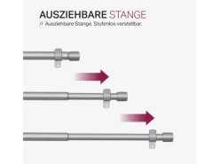 Sale Bestlivings Stilgarnitur Ausziehbar 120 bis 220 cm Silber