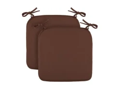 New Bestlivings Stuhlkissen Canvas 38 x 38 x 2 cm 2er Pack Schoko