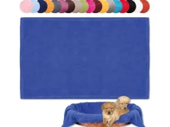 Bestlivings Tierdecke Hundedecke Mikrofaser 60 x 80 cm Blau