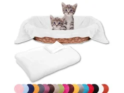 New Bestlivings Tierdecke Katzendecke Mikrofaser 60 x 80 cm Weiß
