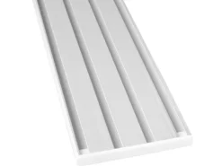 Hot Bestlivings Vorhangschiene 450 cm Aluminium Weiß 4 Lauf / 3 x 120 cm & 90 cm