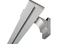 Sale Bestlivings Vorhangschiene 180 cm Aluminium inkl. Wandträger Silber 1 Lauf / 2 x 90 cm