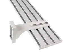 Sale Bestlivings Wandträger für Aluminium Vorhangschiene Weiß 3 bis 4 Lauf