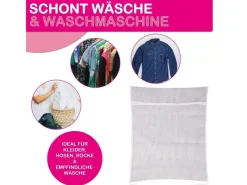 Bestlivings Wäschenetz 50 x 70 cm Inkl. Reißverschluss Bis 3 Kg 2 Stück