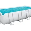 Sale Bestway Stahlrahmenpool Power Steel 122 cm x 274 cm x 549 cm Rechteckig
