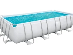 Sale Bestway Stahlrahmenpool Power Steel 122 cm x 274 cm x 549 cm Rechteckig