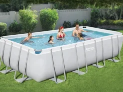 Sale Bestway Stahlrahmenpool Power Steel 122 cm x 274 cm x 549 cm Rechteckig