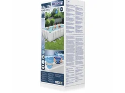 Sale Bestway Stahlrahmenpool Power Steel 122 cm x 274 cm x 549 cm Rechteckig