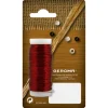Binde-Draht 0,35 mm Rot 50 g