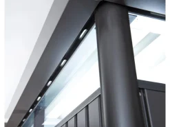 Biohort Metall-Gerätehaus HighLine 3,5 m² Doppeltür Quarzgrau-Metallic