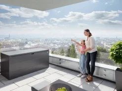 Biohort Stylebox 170 Dunkelgrau-Metallic 170 cm x 70 cm x 81 cm