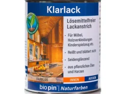 Biopin Klarlack Transparent seidenglänzend 750 ml