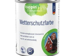 Best Biopin Wetterschutzfarbe 750 ml Schwedenrot