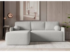 Sale Björn&Schiller Ecksofa mit Schlaffunktion und Bettkasten 212x92x142 cm Waschbarer Bezug Grau