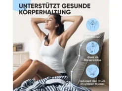 Outlet Björn&Schiller Rückenkissen 160 cm mit Waschbarem Bezug Grau