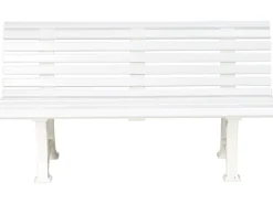 Blome 3er Bank Helgoland Weiß 64 cm x 150 cm x 80 cm