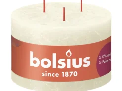 Online Bolsius Rustik-3-Docht-Kerze Shine 90/140 mm Weiche Perle