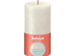 Bolsius Rustik-Kerze Shimmer 130/68 mm