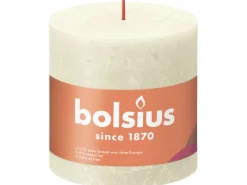 Sale Bolsius Rustik-Kerze Shine 100/100 mm Weiche Perle
