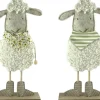 Boltze Deko-Figur Schaf 2-fach Sortiert Mehrfarbig