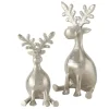 Boltze Deko-Figur Tarnow 2er Set Silber