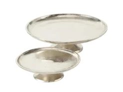 Boltze Etagere Flaire 2er Set Silber