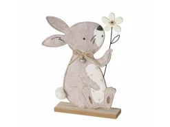 Sale Boltze Figur Bunny 2-fach Sortiert 29,5 cm x 5 cm x 18 cm Beige-Weiß