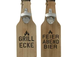 Boltze Flaschenöffner Conny 2-fach Sortiert Schwarz-Silber