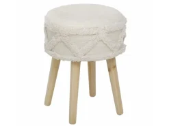Boltze Hocker Dali 41 cm x 34 cm x 41 cm Creme