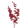 Boltze Home Dekozweig Eukalyptus 75 cm Rot