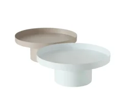 Boltze Home Tablett Samona 2-fach Sortiert 12,5 cm x 25 cm Beige-Weiß