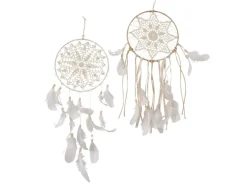 Outlet Boltze Home Traumfänger Susan 2-fach Sortiert 60 cm x 23 cm x 60 cm Natur-Beige