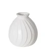 Discount Boltze Home Vase Zalina Mini Ø 10 cm x 9 cm Weiß