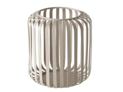 Boltze Home Windlicht Viki Ø 13 cm x 15 cm Beige