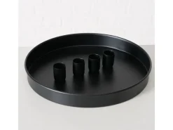 Hot Boltze Kerzenleuchter Margo Ø 25 cm x 3 cm Schwarz