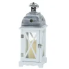 Sale Boltze Laterne Bristol 42 cm x 16 cm x 16 cm Grau-Weiß