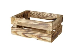 Hot Boltze Obstkiste Porto Klein 16 cm x 25 cm x 36 cm Braun