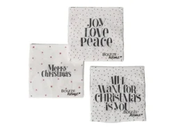 Online Boltze Servietten Soho 3-fach Sortiert Schwarz-Weiß 20 Stück