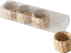 Online Boltze Serviettenring Kian 4 Stück Natur