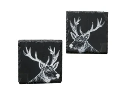 Clearance Boltze Untersetzer Moritz 2-fach Sortiert 10,5 cm x 10,5 cm Schwarz - Weiß