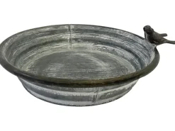 New Boltze Vogeltränke 4 cm x ø 22 cm Grau